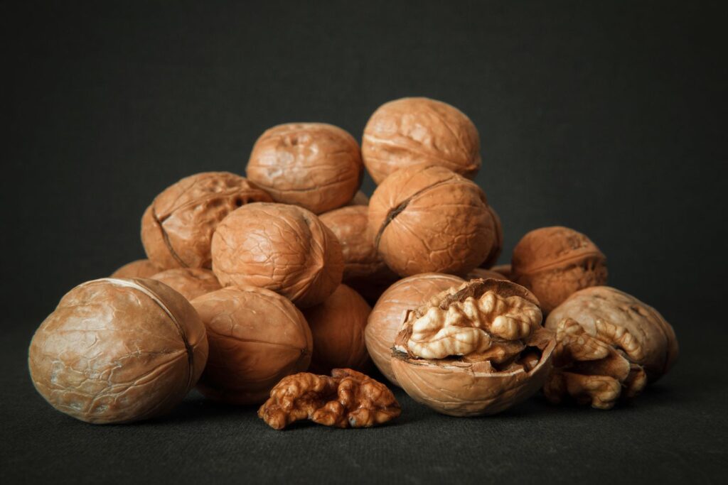 Close-up of walnuts, a food source of magnesium